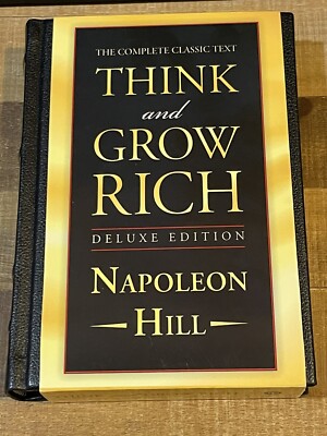 Think And Grow Rich by Napoleon Hill Vegan Leather Bound Deluxe Edition-image