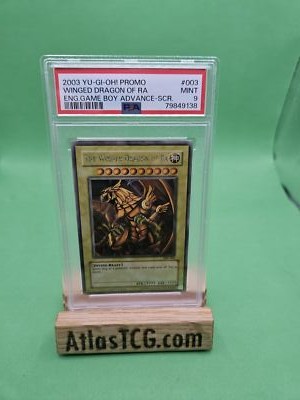 PSA 9 - Yu-Gi-Oh The Winged Dragon of Ra GBI-003 Game Boy Adv 2003 Secret Rare N-image