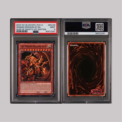 Yu-Gi-Oh! The Winged Dragon of Ra BP02-EN126 Mosaic Rare 1st Edition PSA 9-image