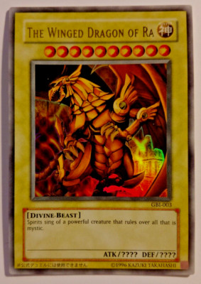 Yu-Gi-Oh! The Winged Dragon of Ra, GBI-003 Holo Ultra Rare English, Trading Card-image