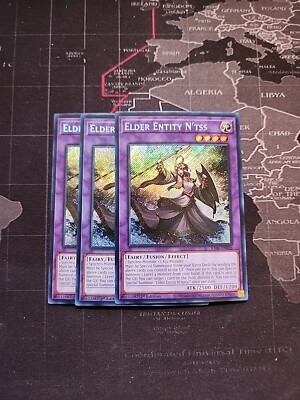 3x Elder Entity N'tss - RA01-EN026 - Secret Rare - NM - 1st ed - Playset-image