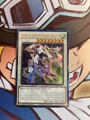 Crystal Wing Synchro Dragon  - RA02-EN029 - PUR  - Rarity Collection 2-image
