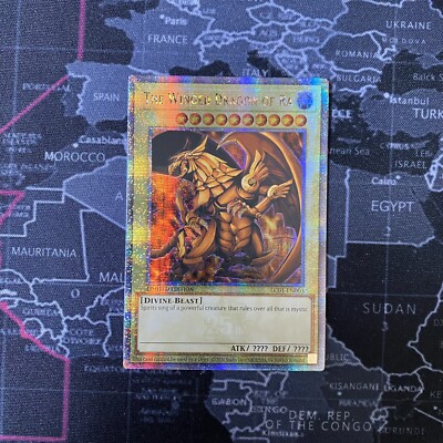 Yu-Gi-Oh! TCG Bundle Lot Set of 50 Cards Plus The Winged Dragon Of Ra LC01-EN003-image