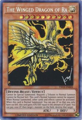The Winged Dragon Of Ra TN19-EN009 Prismatic Secret Rare Limited Edition-image