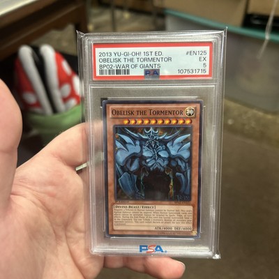 2013 Obelisk The Tormentor Yu-Gi-Oh BP02-EN125 PSA 5 EX -image