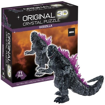 BePuzzled Godzilla Ultra Deluxe 71 Piece 3D Puzzle NEW IN STOCK-image