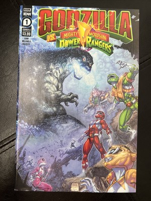 Godzilla vs Mighty Morphin Power Rangers 1 Boom IDW 2022-image
