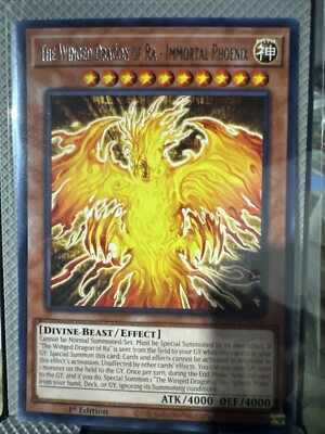 Yugioh! The Winged Dragon of Ra - Immortal Phoenix MZTM-EN074 Rare 1st Ed NM-image