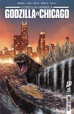 Godzilla vs America Chicago #1 2nd Print Cash Comic Book 2025-image