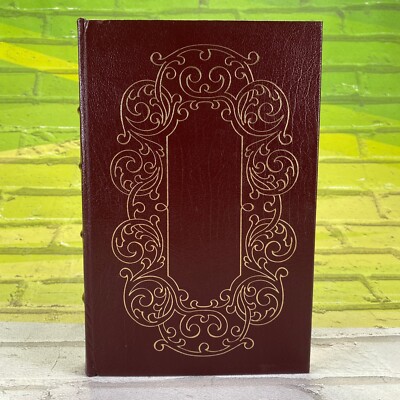 The Autobiography Of Benjamin Franklin Greatest Books Easton Press 1976 Leather -image