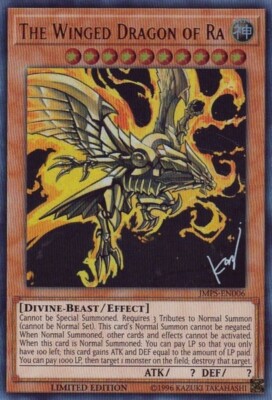 Yugioh! MP The Winged Dragon of Ra - JMPS-EN006 - Ultra Rare - Limited Edition M-image