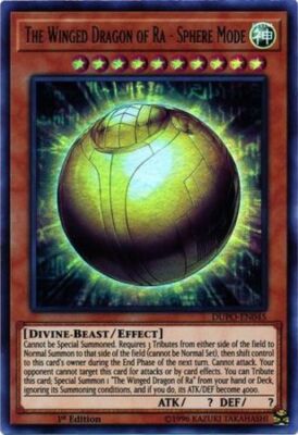 Yugioh! LP The Winged Dragon of Ra - Sphere Mode - DUPO-EN045 - Ultra Rare - 1st-image