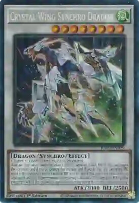 Yugioh! LP Crystal Wing Synchro Dragon - RA02-EN029 - Prismatic Collector's Rare-image