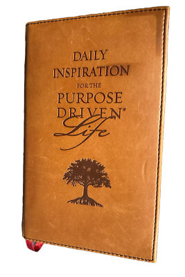 Daily Inspiration for the Purpose-Driven-Life leather bound, Rick Warren-image