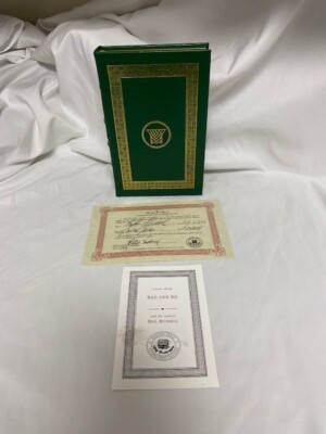Easton Press - Signed 1st Edition - RED AND ME BY BILL RUSSELL - LIKE NEW!-image