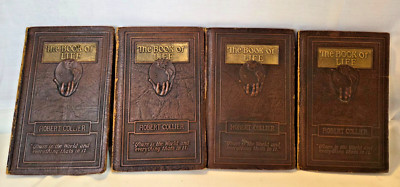 1925 THE BOOK OF LIFE 4 Books - By Robert Collier  Vol. 1, 2, 4 & 5-image