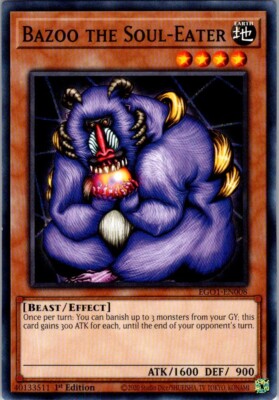 Bazoo The Soul-Eater EG01-EN008 Egyptian God Deck: Obelisk the Tormentor 1st Edi-image