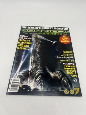 1998 Godzilla The Official Movie Magazine #4 VF/VF+-image
