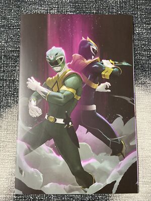 MIGHTY MORPHIN #22 UNLOCKABLE VARIANT NM BOOM! STUDIOS 2022 GODZILLA DRAKKON-image