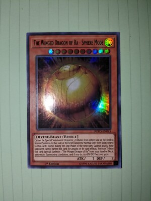 The Winged Dragon of Ra - Sphere Mode Ultra Rare 1st Edition DUPO-EN045 NM-image