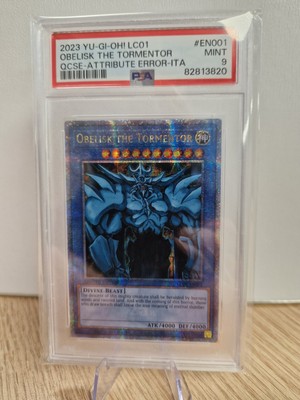 Obelisk The Tormentor Quarter Century Attribute Error ITA LC01-EN001 PSA 9-image