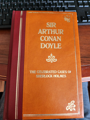 Celebrated Cases of Sherlock Holmes Gilt Pages Amaranth Press Bonded Leather HC-image