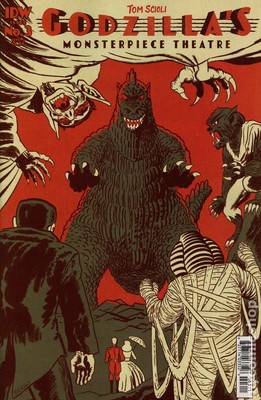 Godzilla's Monsterpiece Theatre #3A NM 2025 Stock Image-image