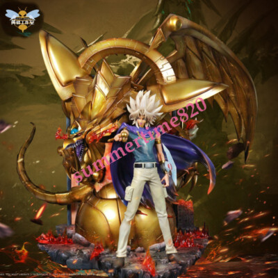 WASP Studio Yu-Gi-Oh! The Winged Dragon of Ra Marik Ishtar Resin Statue In Stock-image