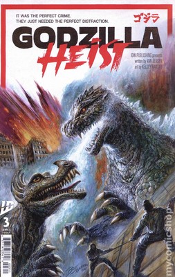 Godzilla Heist #3A 2025 Stock Image-image