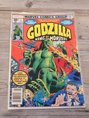 Marvel & Toho Godzilla King of The Monsters #1 1977 Comic Book-image