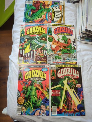 GODZILLA KING OF THE MONSTERS (MARVEL 1977) #1, 2, 3, 4, 5 NM ++ +-image