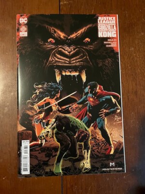 JUSTICE LEAGUE VS GODZILLA # 3 NM DC COMICS 2024 MIKE DEODATO COVER-image