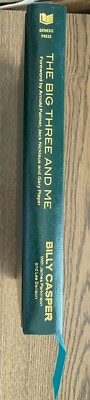 Billy Casper The Big Three And Me Leather Bound Hardcover Signed Ltd. Ed.-image