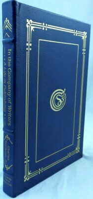 Easton Press: In the Company of Writers SIGNED by Charles Scribner Leatherbound-image