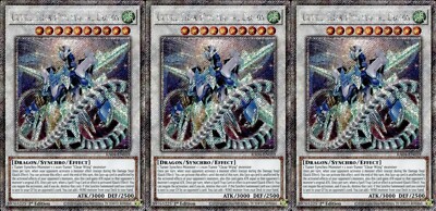 3x Crystal Clear Wing Synchro Dragon | RA04-EN059 | PSR | 1st Ed | Near Mint-image