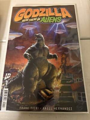 GODZILLA HERE THERE BE ALIENS (2025 IDW Comics) #1 NM 1st Print 🔥-image