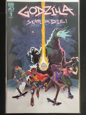 Godzilla Skate or Die! #1 IDW 2024 VF/NM Comics-image