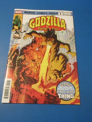 Godzilla vs Fantastic Four #1 Harren Variant NM Gem Wow-image