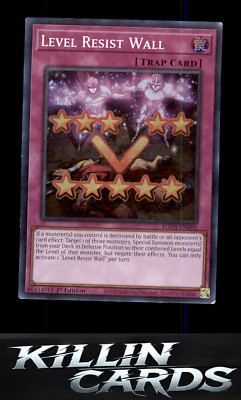 Level Resist Wall EGO1-EN005 Super Rare Egyptian God Deck: Obelisk the Tormentor-image