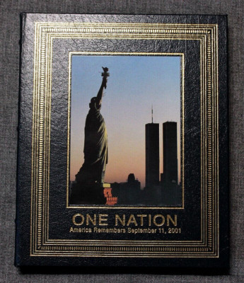ONE NATION America Remembers September 11, 2001 HC DJ 2001 Easton Press NF-image