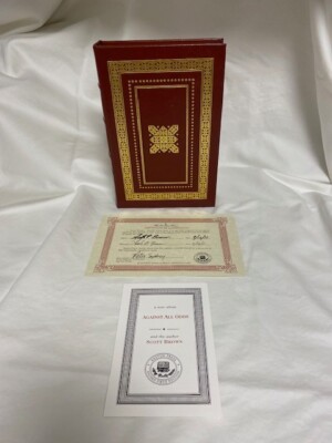 Easton Press - Signed 1st Edition - AGAINST ALL ODDS - Great Condition-image