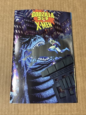 GODZILLA VS X-MEN #1 FOIL VARIANT MARVEL COMICS (2025) WOLVERINE CYCLOPS GAMBIT-image