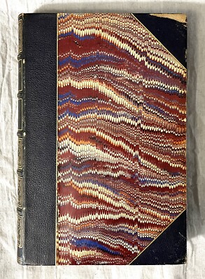 1872 Plutarch's Lives Vol 1 - Clough 1859 Dryden Translation Leather-image