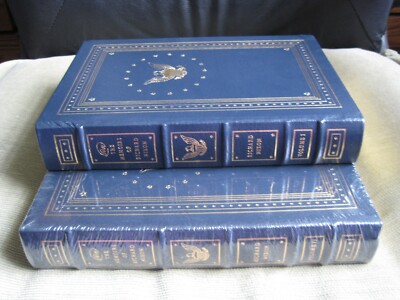 PRESIDENT RICHARD NIXON SIGNED - THE MEMOIRS - EASTON PRESS LEATHER 2 VOLUMES -image