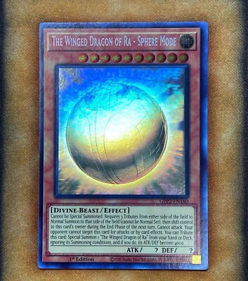 Yugioh The Winged Dragon Of Ra - Sphere Mode GFP2-EN180 Ghost Rare 1st Ed NM-image