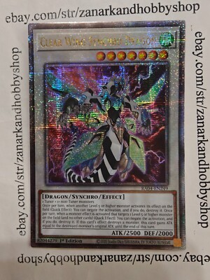 Yugioh Clear Wing Synchro Dragon RA04-EN249 Quarter Century Secret Rare NM-image