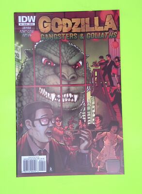 Godzilla Gangsters & Goliaths #4b 2011 IDW Publishing Variant 8.0 K73-153-image