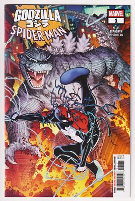 Godzilla vs Spider-Man #1 Bradshaw Main Cvr (Marvel, 2025) VF/NM-image