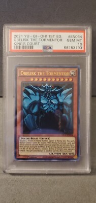 PSA 10 Obelisk the Tormentor Pharaoh Rare KICO-image