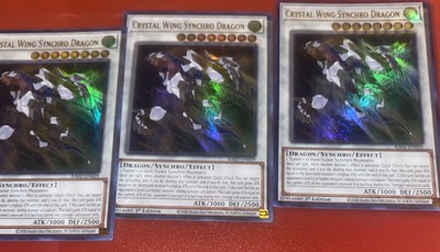 Yugioh - Crystal Wing Synchro Dragon (UR) RA02-EN029 1st Edition-image